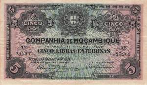 Mosambik pr325 Libras 1934